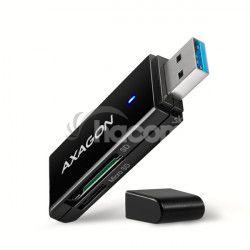AXAGON CRE-S2N, USB-A 3.2 Gen 1 - SUPERSPEED �te�ka karet, 2-slot & lun SD/microSD, podpora UHS-I CRE-S2N