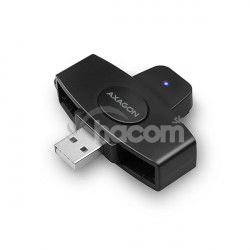 AXAGON CRE-SM5, USB externý PocketReader čítačka kontaktných kariet ID card (eObčanka) CRE-SM5