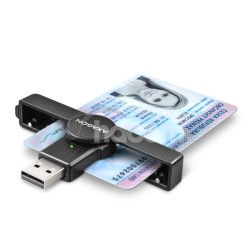 AXAGON ��ta�ka kontaktn�ch kariet eID eOb�ianok , extern�, USB-A CRE-SMP1A