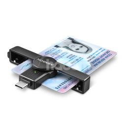 AXAGON USB-C PocketReader čítačka kontaktných kariet Smart card (eObčanka) CRE-SMP1C