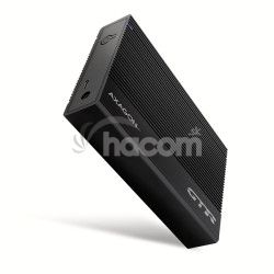 AXAGON EE35-GTR, USB-C 5Gbps - SATA 6G 3.5" RIBBED box, ierny EE35-GTR
