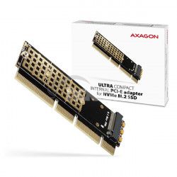 AXAGON PCEM2-1U, PCIe x16 / x8 / x4 - M.2 NVMe M-key slot adaptér, 1U PCEM2-1U