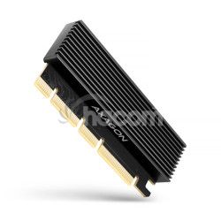 AXAGON PCEM2-XS, PCIe x16 - M.2 NVMe M-key slot adaptr, kryt s chladiom pre pasvne chladenie PCEM2-XS