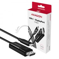 AXAGON RVC-DPC, USB-C -> DisplayPort redukcia / kbel 1.8m, 4K / 60Hz RVC-DPC
