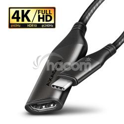 AXAGON RVC-HI2M, USB-C -> HDMI 2.0a redukcia / adaptr, 4K/60Hz HDR10 RVC-HI2M