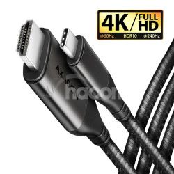 AXAGON RVC-HI2MC, USB-C -> HDMI 2.0a redukcia / kbel 1.8m, 4K/60Hz HDR10 RVC-HI2MC