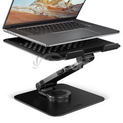 AXAGON STND-LRB, hlin�kov� stojan pre notebooky 10"-17.3" s nast. v��kou, uhlom a 360� rot�ciou, �ierny STND-LRB