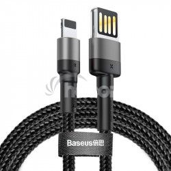 Baseus CALKLF-HG1 Cafule Kbel USB to Lightning Double Sided 1.5A 2m Grey / Black 6953156283374