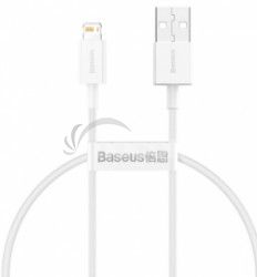 Baseus CALYS-02 Superior Fast Charging Kbel Lightning 2.4A 0.25 White 6953156205390