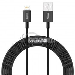 Baseus CALYS-A01 Superior Fast Charging Dátový kábel USB to Lightning 2.4A 1m Black 6953156205406
