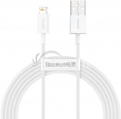 Baseus CALYS-C02 Superior Fast Charging Kbel Lightning 2.4A 2m White 6953156205468