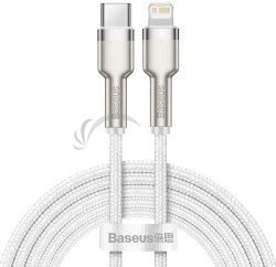 Baseus Dtov kbel Cafule USB-C/Lightning PD 20W 2m biely 6953156202115