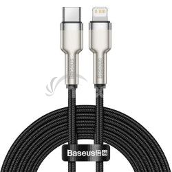Baseus Dtov kbel Cafule USB-C/Lightning PD 20W 2m ierny 6953156202108