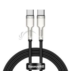 Baseus Dtov kbel Cafule USB-C/USB-C 1m 100W (20V 5A) ierny 6953156202320