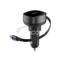 Baseus Enjoyment Pro Nab�ja�ka do Auta USB-C 60W Cluster Black 6932172641658
