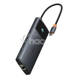 Baseus Metal Gleam II Series 10v1 USB-C HUB Dokovacia Stanica Cosmic Black 6932172689667