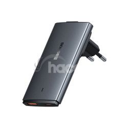 Baseus Nabjaka do siete GaN5 Pro Ultra Slim USB-C/USB-A 65 W siv 6932172618353
