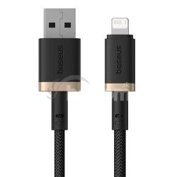 Baseus Rchlonabjac kbel Dura USB/Lightning 1m 2.4A ierno zlat 6932172669850