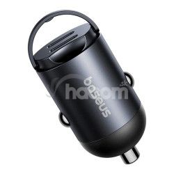 Baseus Tiny Star Mini Nab�ja�ka do Auta USB-C/USB-C 30W Cosmic Black 6932172677190