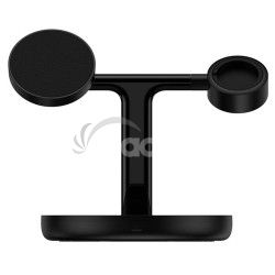 Baseus WXTE000101 Swan 3v1 Bezdrtov Magnetick Nabjac Stojan 15W Black 6932172609627