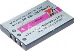 Batria T6 power NP-60, KLIC-5000, NP-30, LI-20B, 1000mAh, ierna DCFU0001