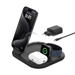 Belkin BOOST CHARGE Qi2 15w Magnetic 3in1, ierny WIZ029vfBK