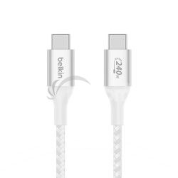 Belkin Boost charge USB-C kbel 240W, 1m, biely CAB015bt1MWH