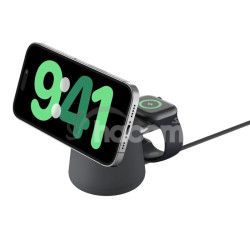 BELKIN BOOSTCHARGE PRE 2v1 Qi2 15W stojan charcoal WIZ027vfH36