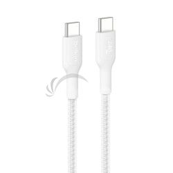 BELKIN k�bel USB-C 240W opletan� 2m biely CAB025hq2MWH
