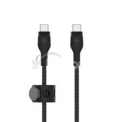 Belkin kbel USB-C s konektorom USC-C,3M ierny pleten CAB011bt3MBK