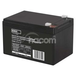 Bezdrbov oloven akumultor 12 V/12 Ah, faston 6,3 mm B9656