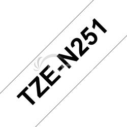 TZE-N251, biela/ierna, 24mm TZEN251