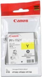 CANON INK PFI-102 YELLOW iPF-500, 600, 700 CF0898B001