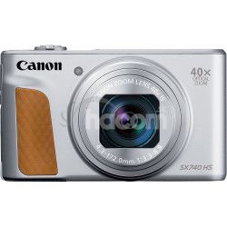 Canon PowerShot SX740 strieborn Travel kit 2956C016