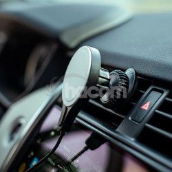 Car charger 15W MagSafe 1,5m + 40W - �ierny ERPWMAC15BK-BNDL