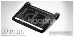 chladiace ALU podstavec Cooler Master NotePal U2 PLUS pre NTB 12-17 '' black, 2x8cm fan R9-NBC-U2PK-GP
