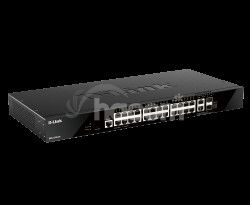 D-Link DGS-1520-28 24 portov GE + 2 10GE portov + 2 SFP+ Smart Managed Switch DGS-1520-28/E