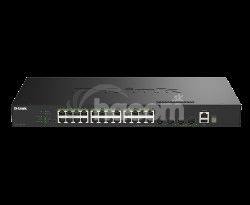 D-Link DGS-1530-28P/E 24 Portov GE PoE(30W) + 4 Porty 10G SFP+ Smart Managed Switch, 370W DGS-1530-28P/E