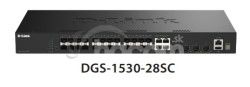 D-Link DGS-1530-28SC/E 20 Porty 1G SFP + 4 Porty GE Combo + 4 Porty 10G SFP+ Smart Managed Switch DGS-1530-28SC/E