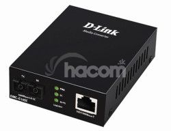 D-Link DMC-G10SC/E - 100/1000BaseT to 1000BaseLX (SC) Single-mode Media Converter (10 km) DMC-G10SC/E