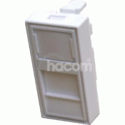 DATACOM Modul 45x22,5mm do parapet.lity s clonou, biely 2441