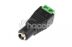 DCSV21FEM DC napjacia zsuvka 2.1mm so svorkovnicou - female DCSV21FEM
