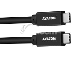 AVACOM Datový a nabíjecí kabel USB Type-C - USB Type-C, 100cm, 60W E-Mark, čierny