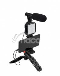 Doerr Vlogging Kit VL-5 Microphone videosvetlo pre SmartPhone 371088