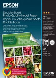 Double-Sided Photo Quality Inkjet Paper, A4,50 sheets C13S400059