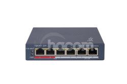 DS-3E1106P-EI 4x100Mb PoE+2x100Mb RJ45, smart switch, 60W