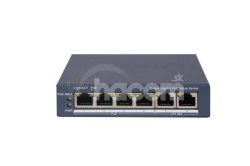 DS-3E1506P-EI/M 4x Gb PoE + 2x Gb RJ-45, smart switch, 50W