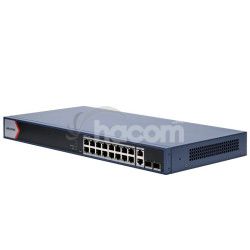 DS-3E1520P-EI 16xGb PoE+2x Gb RJ-45+2xSFP, smart switch, 230W