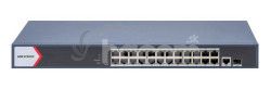 DS-3E1526P-EI/M 24xGb PoE+1x Gb RJ-45+1xSFP, smart switch, 230W