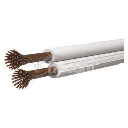 Dvojlinka netienen 20,50mm biela, 100m 100m S8251